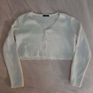 Brandy Melville Jolene white cardigan - NWOT